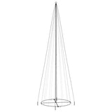 Vidaxl kegelkerstboom 1134 led's warmwit 230x800 cm