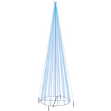 Vidaxl kegelkerstboom 1134 led's blauw 230x800 cm