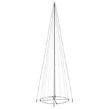 Vidaxl kegelkerstboom 1134 led's blauw 230x800 cm