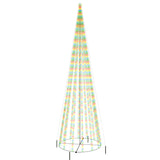 Vidaxl kegelkerstboom 1134 led's meerkleurig 230x800 cm