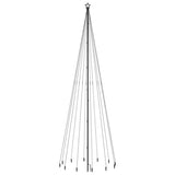 Vidaxl kerstboom met grondpin 732 led's warmwit 500 cm