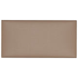 Vidaxl wandpanelen 12 st 0,54 m² 30x15 cm kunstleer cappuccinokleurig