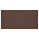 Vidaxl wandpanelen 12 st 0,54 m² 30x15 cm kunstleer bruin