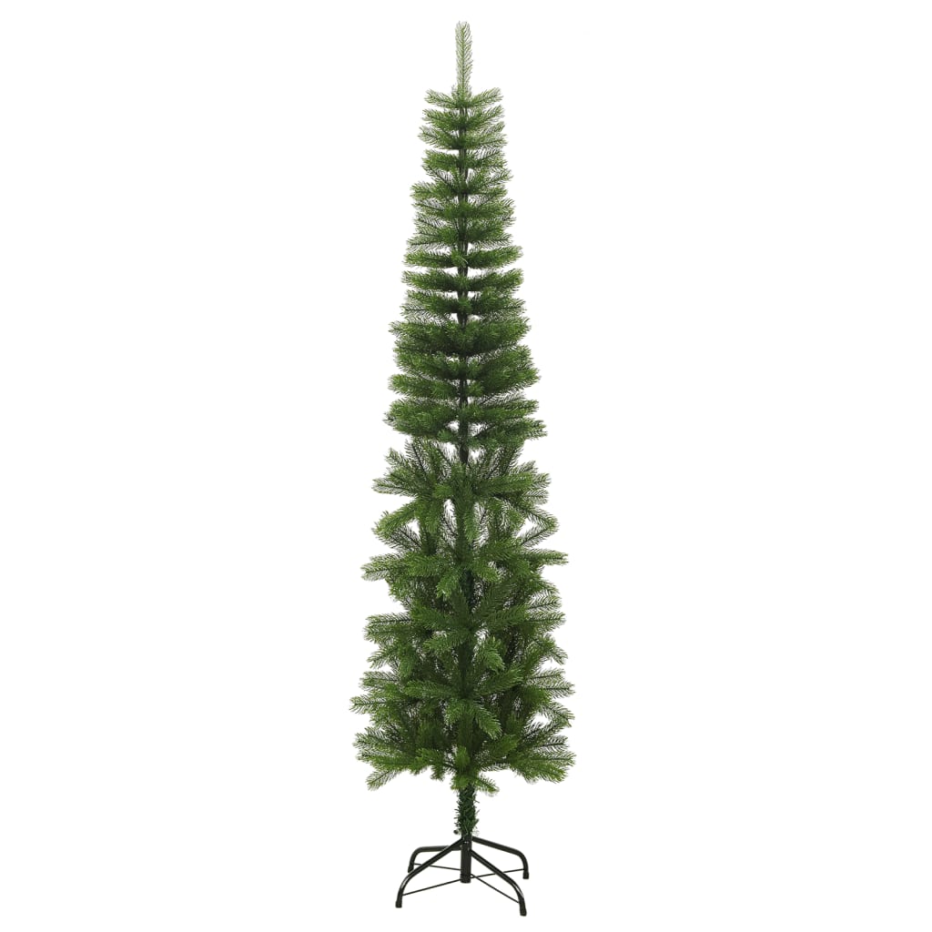 Vidaxl kunstkerstboom met standaard smal 240 cm pe