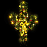 Vidaxl kerstcactus met standaard en led's 150 cm pvc groen