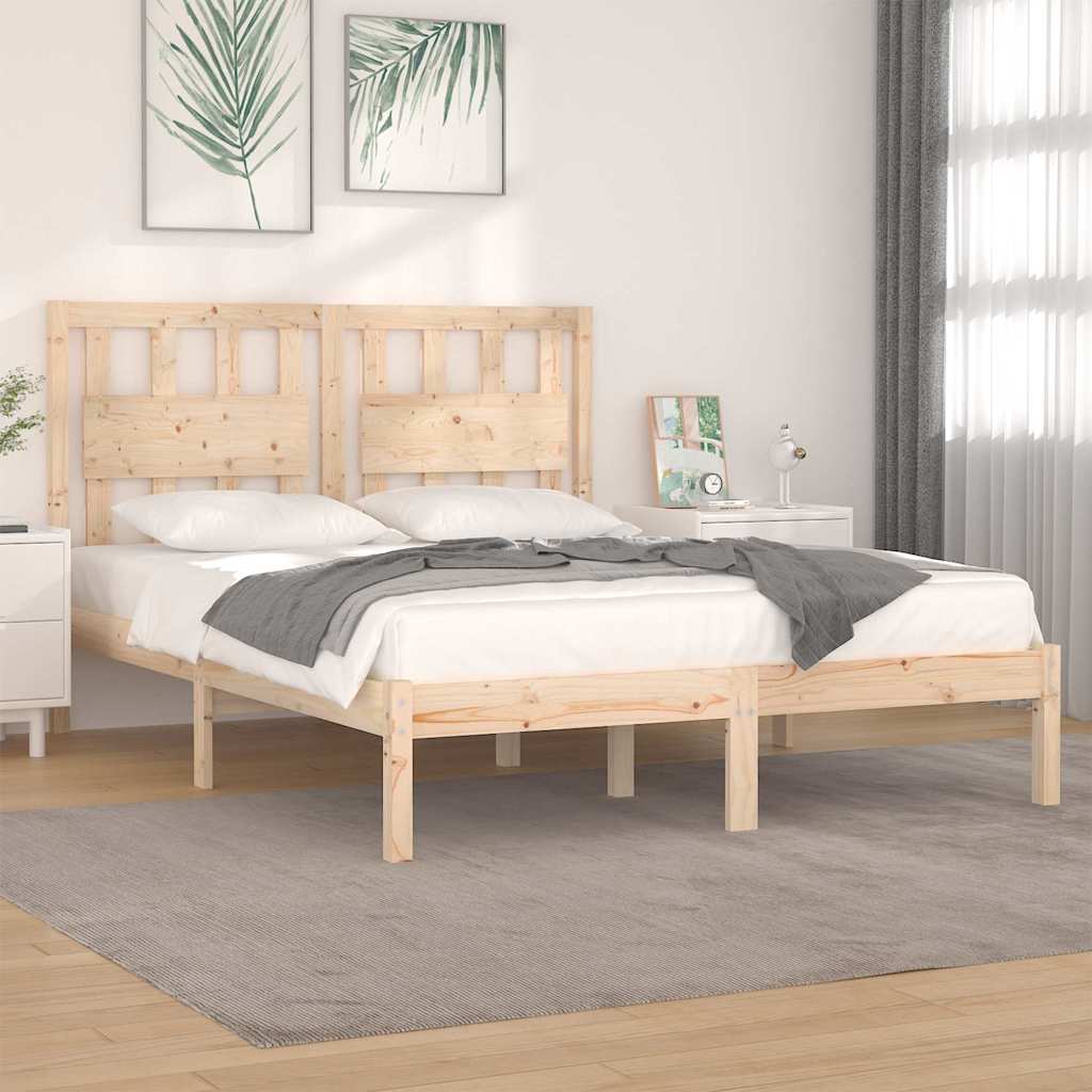 Vidaxl bedframe massief grenenhout 120x200 cm