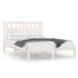 Vidaxl bedframe massief grenenhout wit 140x200 cm