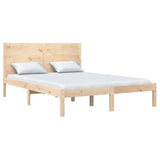 Vidaxl bedframe massief hout 135x190 cm