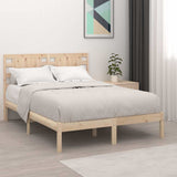 Vidaxl bedframe massief hout 135x190 cm