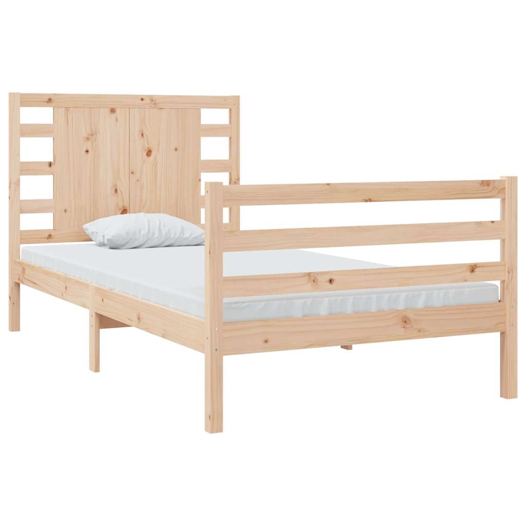 Vidaxl bedframe zonder matras massief grenenhout 90x190 cm