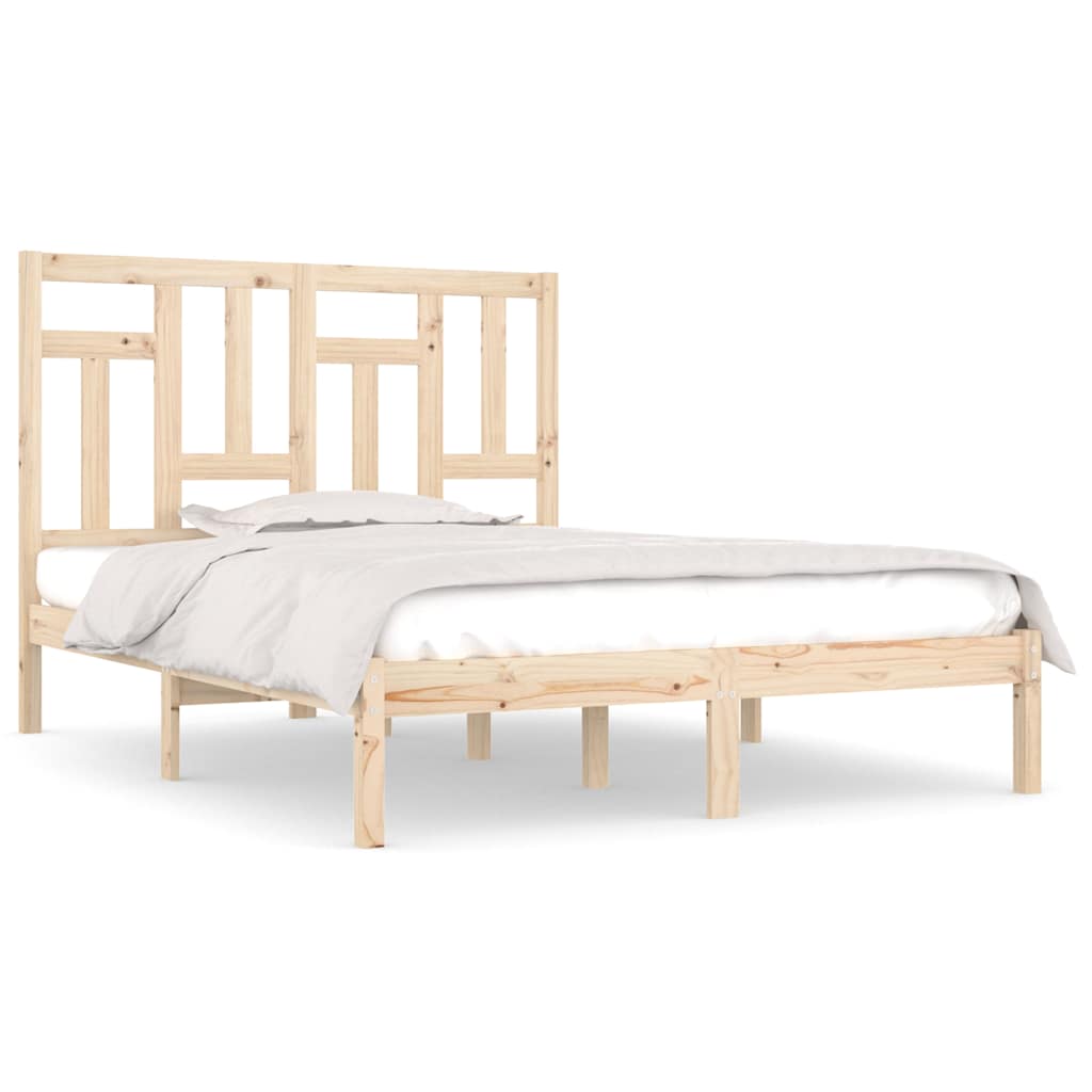 Vidaxl bedframe zonder matras massief grenenhout 140x200 cm