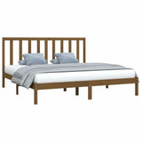 Vidaxl bedframe massief grenenhout honingbruin 200x200 cm