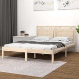 Vidaxl bedframe massief hout 140x200 cm