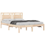 Vidaxl bedframe massief hout 150x200 cm