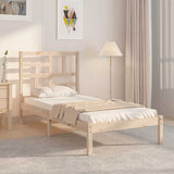 Vidaxl bedframe massief hout 75x190 cm