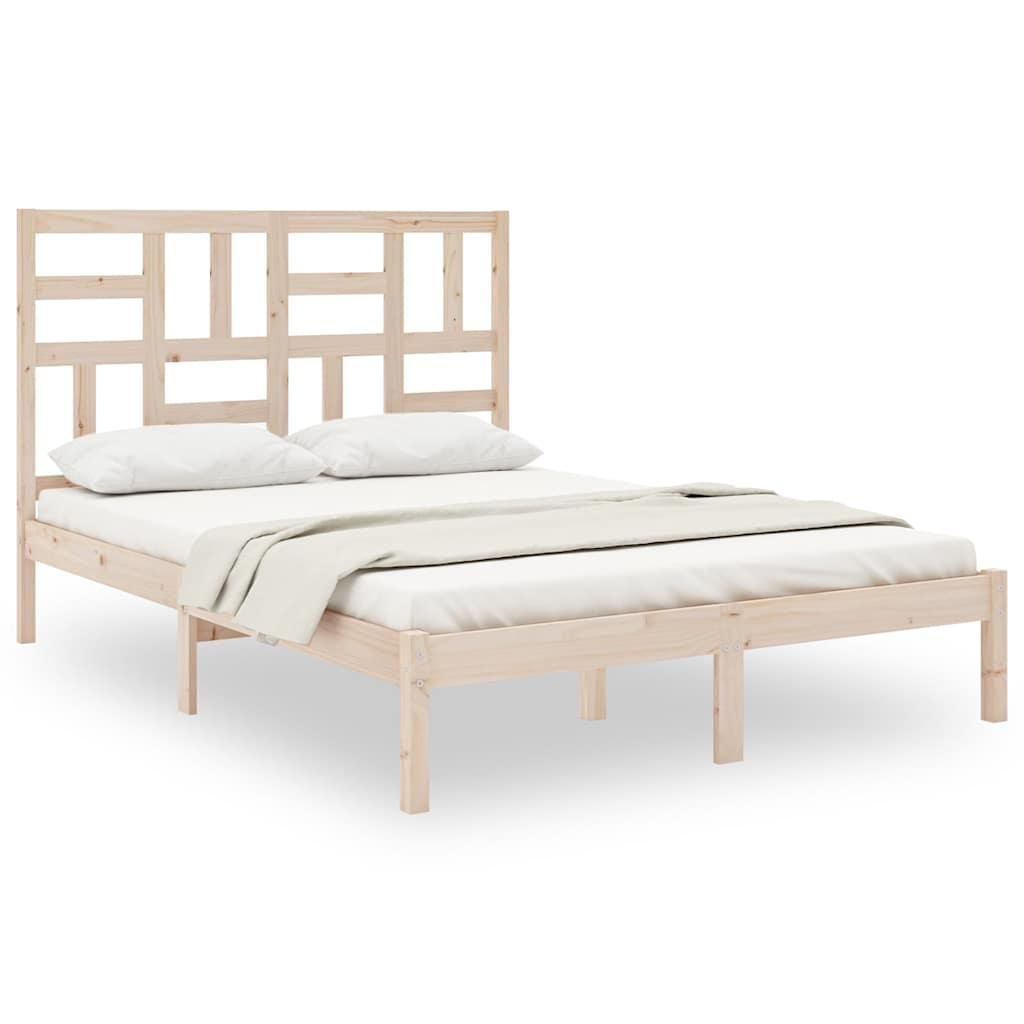 Vidaxl bedframe massief hout 150x200 cm
