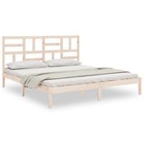 Vidaxl bedframe zonder matras massief hout 200x200 cm