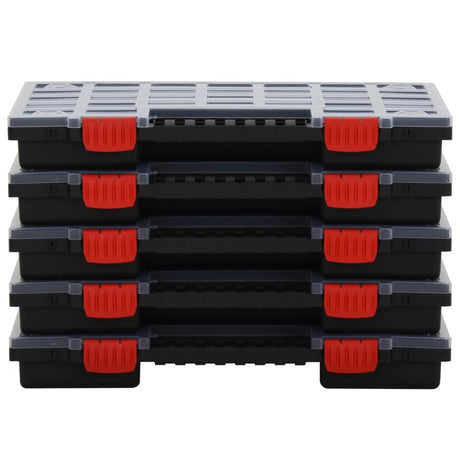 Vidaxl assortimentsdozen 10 st 40x30x5 cm polypropeen