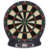 Vidaxl dartbord elektrisch met darts polypropeen zwart