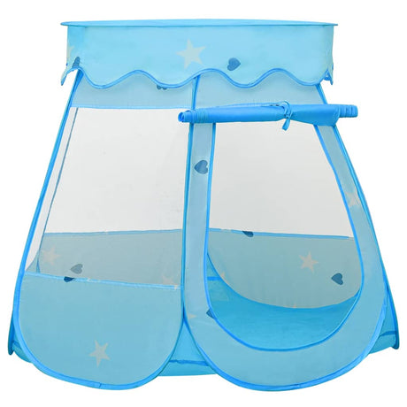 VidaXL Kinderspeeltent met 250 ballen 102x102x82 cm blauw