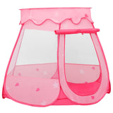 VidaXL Kinderspeeltent met 250 ballen 102x102x82 cm roze