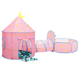 VidaXL Kinderspeeltent met 250 ballen 301x120x128 cm roze