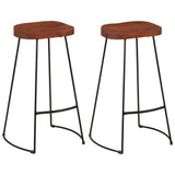 Vidaxl barkrukken 2 st gavin 50x40x78 cm massief mangohout