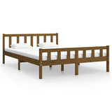 Vidaxl bedframe massief hout honingbruin 150x200 cm