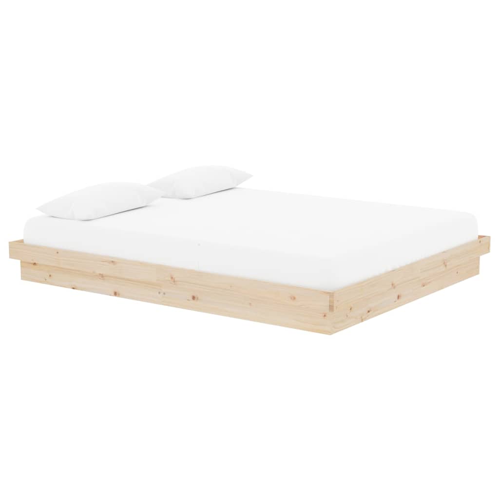 Vidaxl bedframe zonder matras massief hout 160x200 cm