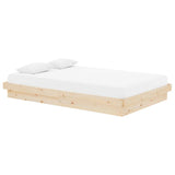 Vidaxl bedframe massief hout 120x190 cm