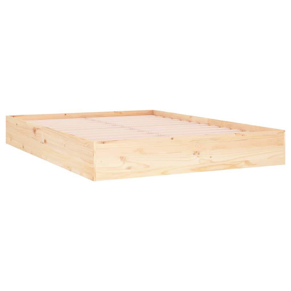 Vidaxl bedframe massief hout 120x190 cm
