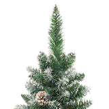 Vidaxl kunstkerstboom met standaard smal 120 cm pvc