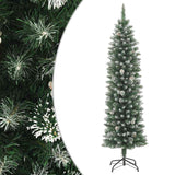 Vidaxl kunstkerstboom smal met standaard 180 cm pvc