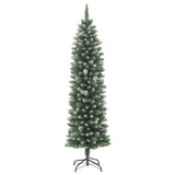 Vidaxl kunstkerstboom smal met standaard 240 cm pvc