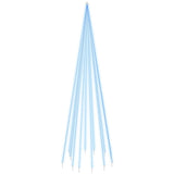 Vidaxl vlaggenmast kerstboom 732 led's blauw 500 cm