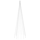Vidaxl vlaggenmast kerstboom 732 led's meerkleurig 500 cm