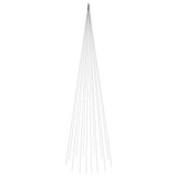 Vidaxl vlaggenmast kerstboom 1134 led's koudwit 800 cm