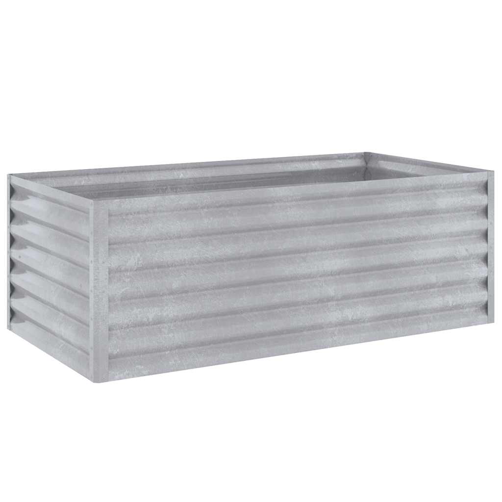 Vidaxl verhoogde tuinbak 100x50x36 cm cortenstaal