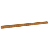 Vidaxl plantenbak verhoogd 960x50x36 cm cortenstaal