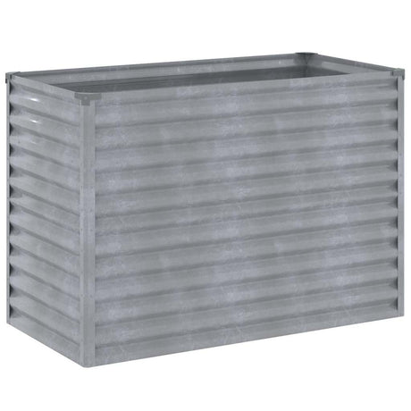 Vidaxl verhoogde tuinbak 100x50x69 cm cortenstaal