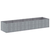 Vidaxl plantenbak verhoogd 386x100x69 cm cortenstaal