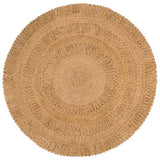 Vidaxl tapijt rond 150 cm gevlochten jute