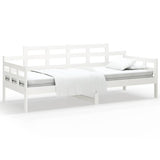 Vidaxl slaapbank massief grenenhout wit 80x200 cm