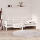Vidaxl slaapbank massief grenenhout wit 90x190 cm