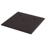 Vidaxl wandpanelen 12 st 1,08 m² 30x30 cm kunstleer zwart