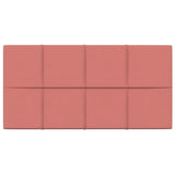 Vidaxl wandpanelen 12 st 2,16 m² 60x30 cm fluweel roze
