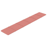 VidaXL Wandpanelen 12 st 1,62 m² 90x15 cm fluweel roze