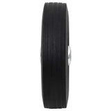 Vidaxl wiel voor stuurwiel ø20x5 cm massief rubber en staal