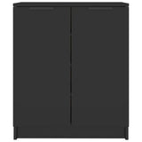 Vidaxl schoenenkast 59x35x70 cm bewerkt hout zwart