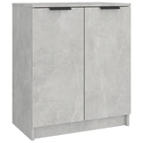 Vidaxl schoenenkast 59x35x70 cm bewerkt hout betongrijs